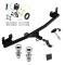Trailer Tow Hitch For 20-20 KIA Rio Hatchback Deluxe Package Wiring 2" and 1-7/8" Ball and Lock