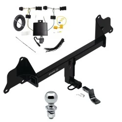 Trailer Tow Hitch For 20-23 Tesla 3 All Models Complete Package w/ Wiring Draw Bar and 2" Ball