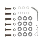 Trailer Tow Hitch Hardware Fastener Kit For 83-04 Chevy S10 GMC S15 Sonoma Hombre 1-1/4" Receiver