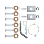 Trailer Hitch Tow Hardware Fastener Kit Receiver For 05-17 Chevy Equinox 10-17 GMC Terrain 06-09 Torrent 02-07 Saturn Vue