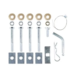 Trailer Tow Hitch Hardware Fastener Kit For 07-10 Chrysler Sebring Dodge Avenger 1-1/4" Receiver Class 2