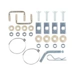 Trailer Tow Hitch Hardware Fastener Kit For 09-14 Hyundai Genesis Sedan 1-1/4" Towing Receiver Class 2