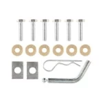 Trailer Tow Hitch Hardware Fastener Kit For 09-16 Toyota Venza All Styles 1-1/4" Towing Receiver Class 2