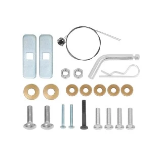 Trailer Tow Hitch Hardware Fastener Kit For 12-17 Toyota Camry 13-18 Avalon 1 1/4" Receiver Class 2