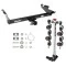 Trailer Tow Hitch For 78-96 Chevy GMC G Series Van Full Size Except Step Bumper w/ 4 Bike Carrier Rack
