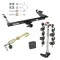 Trailer Tow Hitch For 78-96 Chevy GMC G Series Van Full Size Except Step Bumper 4 Bike Rack w/ Hitch Lock and Cover
