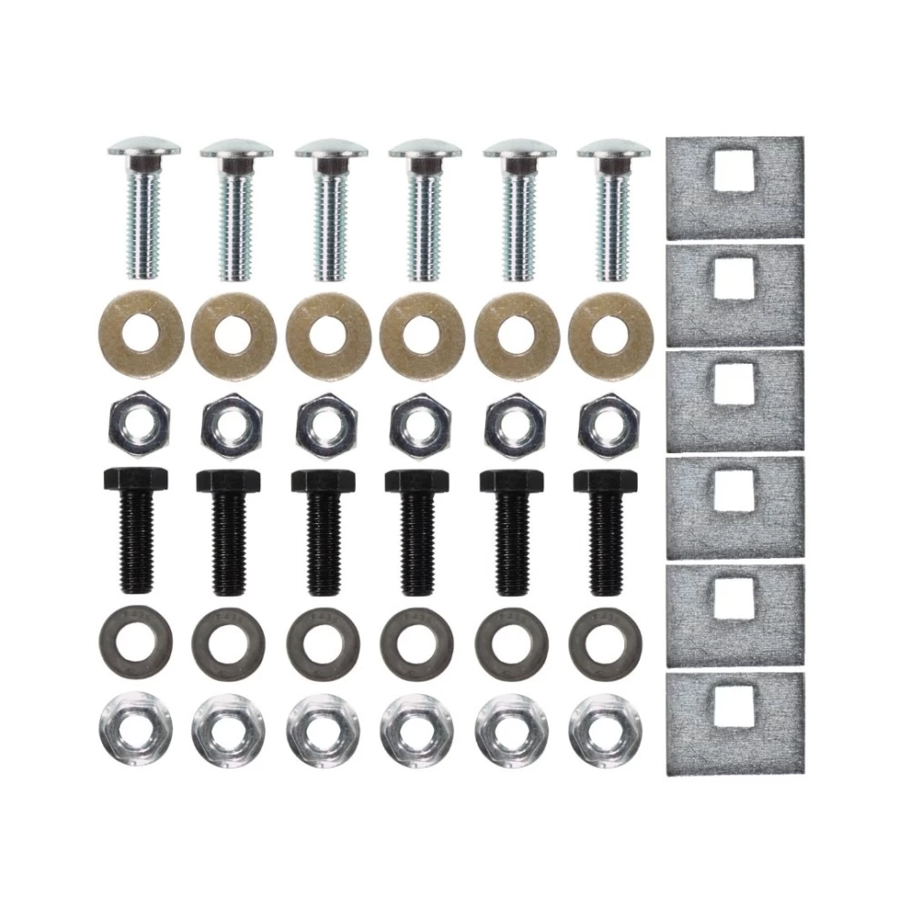 Trailer Tow Hitch Hardware Fastener Kit For 63-87 Chevy GMC C/K 63-79 Ford 68-02 Dodge 74-88 Ramcharger w/ Deep Drop Bumper