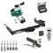 Ultimate Tow Package For 96-99 Chevy Express GMC Savana 1500 2500 3500 Trailer Hitch w/ Wiring 2" Drop Mount Dual 2" and 1-7/8" Ball Lock Bracket Cover 2" Receiver