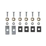 Trailer Tow Hitch Hardware Fastener Kit For 96-14 Chevy Express GMC Savana 1500 96-23 2500 3500 Class 3 6K 2" Receiver