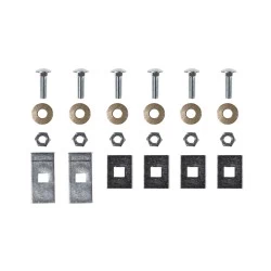 Trailer Tow Hitch Hardware Fastener Kit For 96-14 Chevy Express GMC Savana 1500 96-23 2500 3500 Class 3 6K 2" Receiver