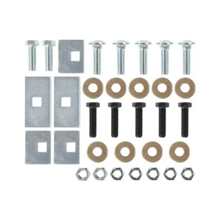 HWKIT3 Draw-Tite Hardware Kit Class 3 Trailer Hitch Trailer Tow Hitch Hardware Fastener Kit For 94-03 Dodge Van B Series Ram 1500 2500 3500 w/Standard Bumper