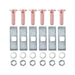 Trailer Tow Hitch Hardware Fastener Kit For 01-25 Chevy Silverado GMC Sierra 3500 HD 2007 Classic 07-12 Dodge Ram 3500 4500 5500