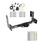 Trailer Hitch w/ Wiring For 07-13 Mercedes-Benz Freightliner 07-09 Dodge Sprinter 2500 3500 w/o Factory Step Bumper Class 4 2" Tow Receiver Reese Tekonsha