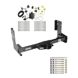 Trailer Hitch w/ Wiring For 07-13 Mercedes-Benz Freightliner 07-09 Dodge Sprinter 2500 3500 w/o Factory Step Bumper Class 4 2" Tow Receiver Reese Tekonsha