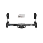 Trailer Hitch Tow Package w/ 7-Way RV Wiring For 14-25 Freightliner Mercedes-Benz Sprinter 1500 2500 3500 w/o Factory Step Bumper w/ 2" Drop Mount 2" Ball Class 4 2" Receiver Reese