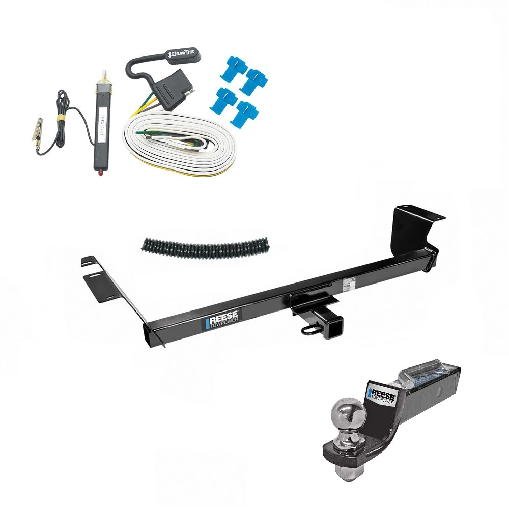 Tow Package For 13-14 Volkswagen Routan All Models Trailer Hitch w/ Wiring 2" Drop Mount 2" Ball 2" Receiver Reese