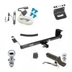 Ultimate Tow Package For 13-14 Volkswagen Routan All Models Trailer Hitch w/ Wiring 2" Drop Mount Dual 2" and 1-7/8" Ball Lock Bracket Cover 2" Receiver Reese