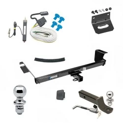 Ultimate Tow Package For 13-14 Volkswagen Routan All Models Trailer Hitch w/ Wiring 2" Drop Mount Dual 2" and 1-7/8" Ball Lock Bracket Cover 2" Receiver Reese