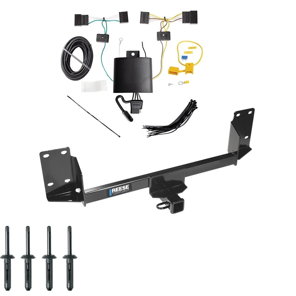 Trailer Hitch w/ Wiring For 15-18 BMW X5 All Models Class 4 2" Tow Receiver Reese Tekonsha