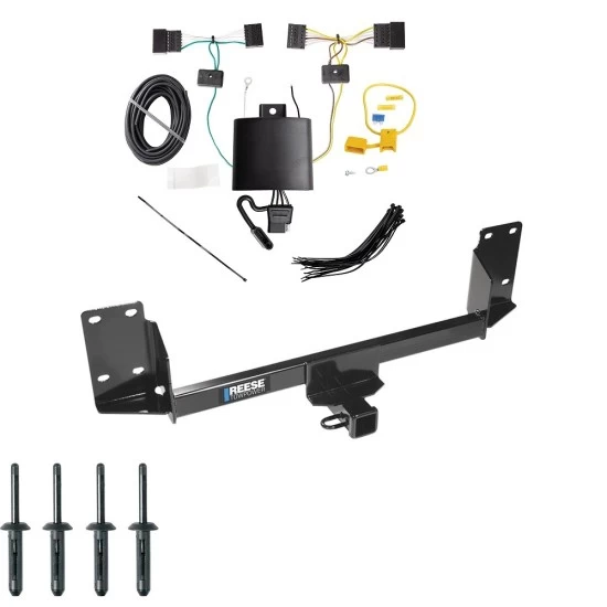Trailer Hitch w/ Wiring For 15-18 BMW X5 All Models Class 4 2" Tow Receiver Reese Tekonsha