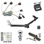 Ultimate Tow Package For 10-10 Dodge Journey All Models Trailer Hitch w/ Wiring 2" Drop Mount Dual 2" and 1-7/8" Ball Lock Bracket Cover 2" Receiver Reese