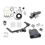 Trailer Hitch Tow Package Prodigy P3 Brake Control For 15-27 Ford Transit 150 250 350 22-27 E-Transit w/ 7-Way RV Wiring 2" Drop Mount 2" Ball Class 3 2" Receiver Reese Tekonsha