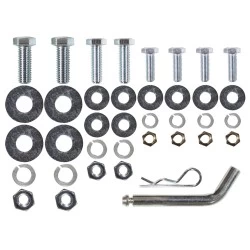 Trailer Tow Hitch Hardware Fastener Kit For 99-25 Ford F-350 F-450 F-550 Cab & Chassis 2-1/2" Receiver