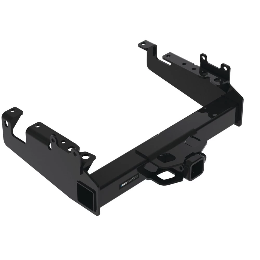 Reese Trailer Tow Hitch For 19-24 Ford F-350 F-450 F-550 Super Duty Cab and Chassis Class V w/ 7-Way Wiring Kit 2-5/16" and 2" Ball 10" Long 3" Drop Draw Bar and Towing Lock