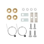 Front Mount Trailer Tow Hitch Hardware Fastener Kit For Draw-Tite Front Mount Trailer Hitch For 15-18 GMC Canyon 15-22 Chevy Colorado