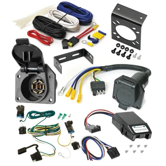 Economy Voyager Brake Control w/ 7-Way Wiring For 03-27 Chevy Express GMC Savana 1500 2500 3500 3 Axles