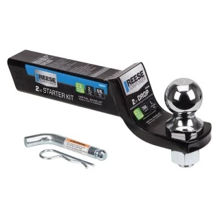 Class 4 7.5K Trailer Hitch Tow Package Prodigy P3 Brake Control For 14-26 Dodge Durango All Models w/ 7-Way RV Wiring 2" Drop Mount 2" Ball 2" Receiver Draw-Tite Tekonsha