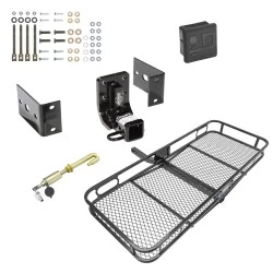 Trailer Tow Hitch For 98-05 Mercedes ML320 ML350 ML430 ML500 Basket Cargo Carrier Platform Hitch Lock and Cover