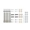 Trailer Tow Hitch For 98-05 Mercedes-Benz ML320  ML350  ML430 ML500 Basket Cargo Carrier Platform Hitch Lock and Cover