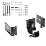 Trailer Tow Hitch For 98-05 Mercedes ML320 ML350 ML430 ML500 Platform Style 2 Bike Rack w/ Anti Rattle Hitch Lock