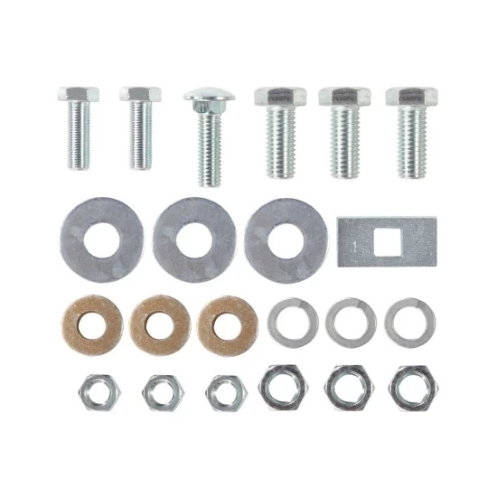 Trailer Tow Hitch Hardware Fastener Kit For 98-04 Honda Passport Axiom Rodeo w/Under Vehicle Spare
