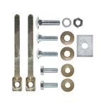 Trailer Tow Hitch Hardware Fastener Kit For 00-03 Mazda MPV wo/ Ground Effects 2" Towing Receiver Class 3