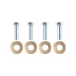 Trailer Tow Hitch Hardware Fastener Kit For 96-05 Toyota RAV4 All Models 2" Towing Receiver Class 3