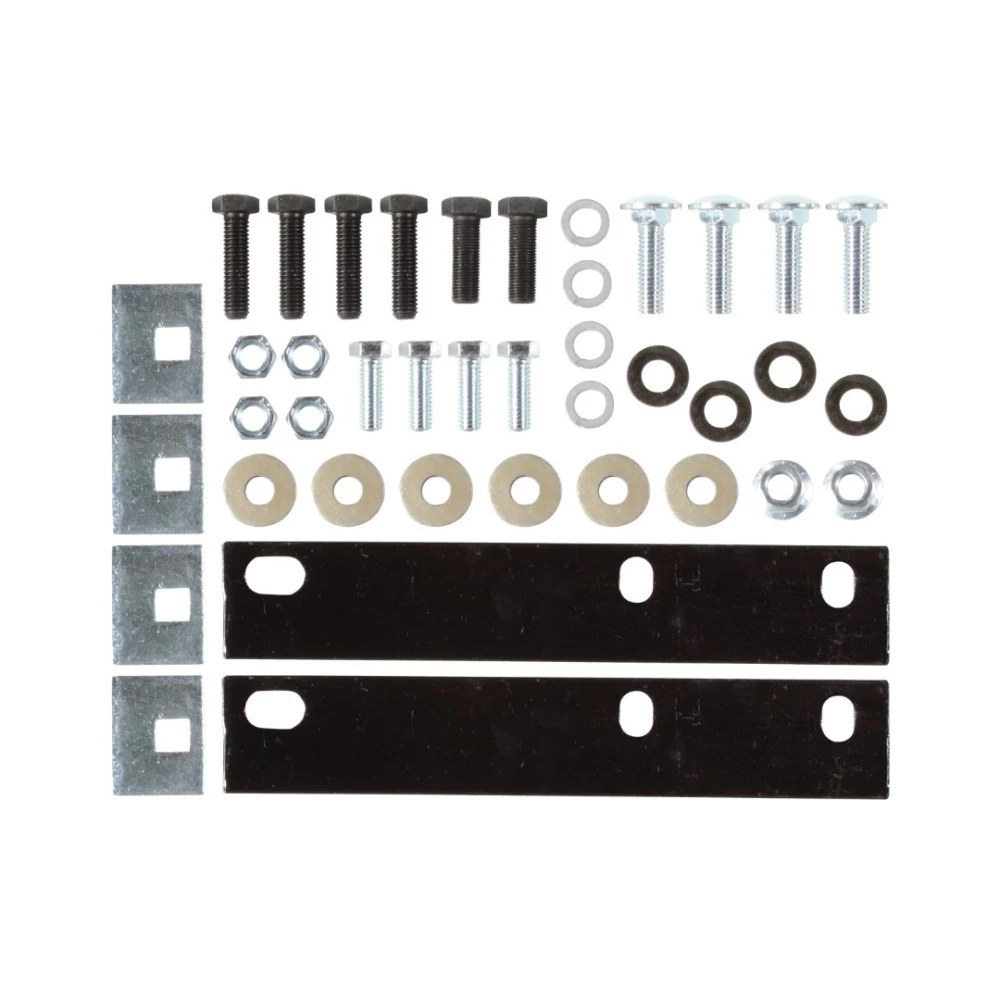 Trailer Tow Hitch Hardware Fastener Kit For 78-98 Dodge Van 99-03 w/ Standard & OEM Step Bumper 2" Towing Receiver Class 3