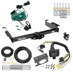 Trailer Hitch w/ 7-Way RV Wiring For 96-99 Chevy Express GMC Savana 1500 2500 3500 Van Class 3 2"