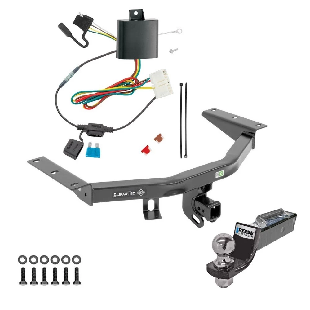 Tow Package For 14-20 Acura MDX All Models Trailer Hitch w/ Wiring 2" Drop Mount 2" Ball 2" Receiver