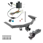 Tow Package For 14-20 Acura MDX All Models Trailer Hitch w/ Wiring 2" Drop Mount 2" Ball 2" Receiver