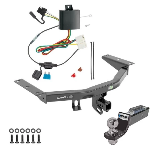 Tow Package For 14-20 Acura MDX All Models Trailer Hitch w/ Wiring 2" Drop Mount 2" Ball 2" Receiver