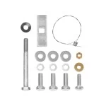Trailer Tow Hitch Hardware Fastener Kit For 12-19 Land Rover Range Rover Evoque 2" Receiver