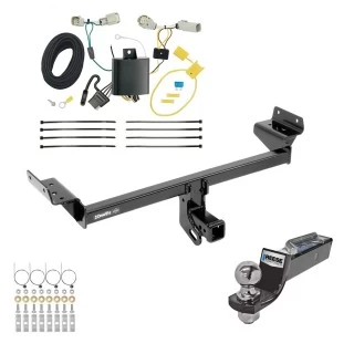 Tow Package For 16-18 Lincoln MKX All Models Trailer Hitch w/ Wiring 2" Drop Mount 2" Ball 2" Receiver