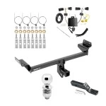 Trailer Tow Hitch For 19-23 Lincoln Nautilus All Models Complete Package w/ Wiring and 2" Ball