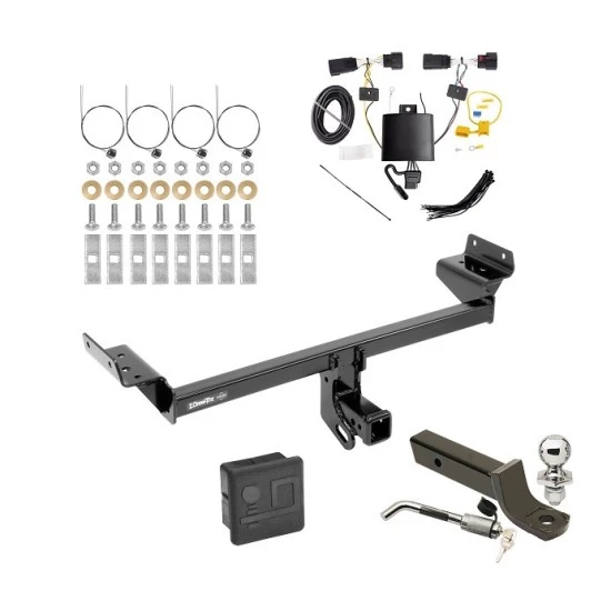 Trailer Tow Hitch For 19-23 Lincoln Nautilus All Models Deluxe Package Wiring 2" Ball and Lock