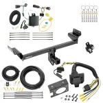 Trailer Hitch w/ 7-Way RV Wiring For 15-18 Ford Edge SE & SEL Class 3 2" Receiver