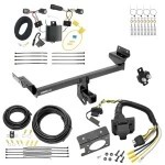 Trailer Hitch w/ 7-Way RV Wiring For 15-18 Ford Edge Sport & Titanium Class 3 2" Receiver