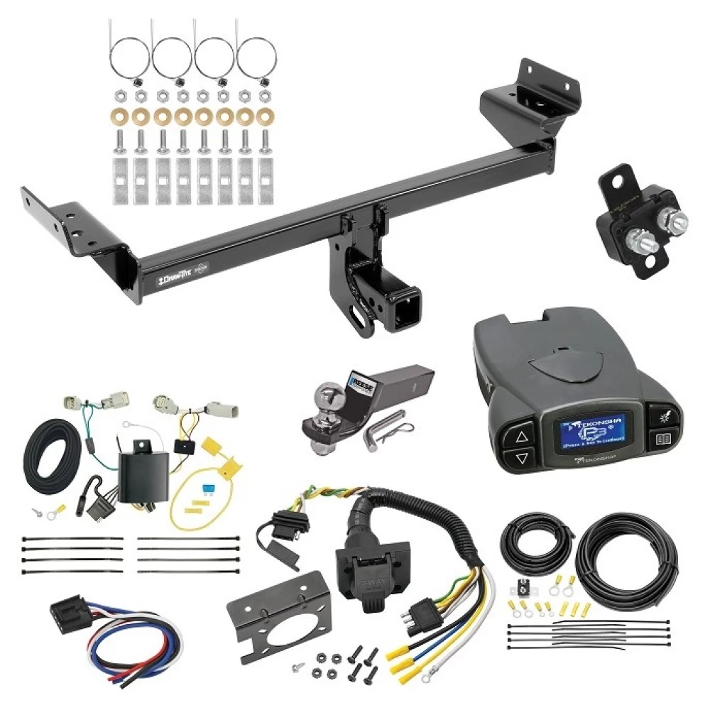 75234 85343 20506 7012a 118682 21536 90195 Draw-Tite Trailer Hitch Tow Package Prodigy P3 Brake Control 16-18 Lincoln MKX 7-Way RV Wiring 2" Drop Mount 2" Ball Class 3 2" Receiver Tekonsha 16 17 18 2016 2017 2018 Trailer Hitch Tow Package Prodigy P3 Brake Control For 16-18 Lincoln MKX w/ 7-Way RV Wiring 2" Drop Mount 2" Ball Class 3 2" Receiver Draw-Tite Tekonsha