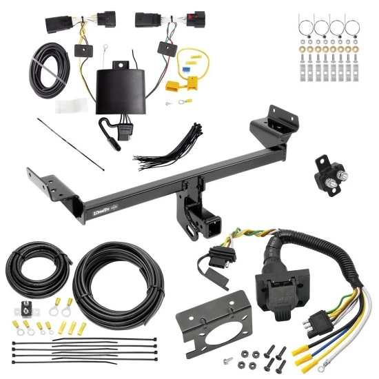 Trailer Hitch w/ 7-Way RV Wiring For 19-23 Lincoln Nautilus All Models Class 3 2" Receiver